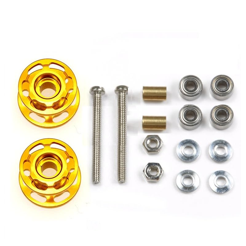 RIZES ミニ四駆 用 2段 アルミローラー 軽量 高精度 13mm 安定走行 カスタム 改造 パーツ グレード ド..