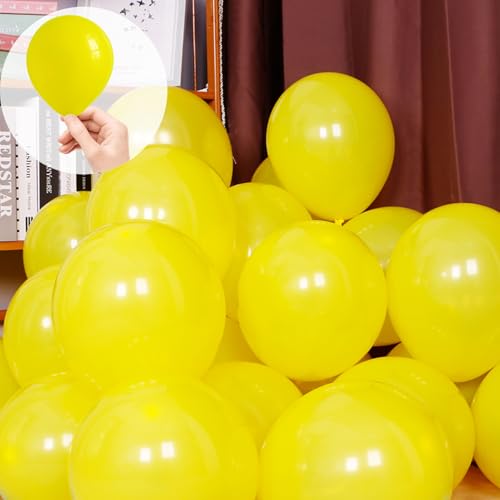 Sekat 風船 バルーン イエロー ゴールド 5インチ 50個入り ゴム 極厚 丸風船 ラテックスバルーン 飾り 誕生日 結婚式 店舗開店祝い装飾 パーティー...