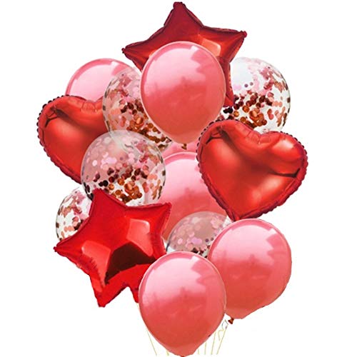 Citron コンフェッティ 4種類 ミックス 風船 誕生日 飾り付け バルーン 飾り ラテックスバルーン 紙吹雪 バルーン ミックス セット パーティー 結婚...