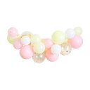 Hanamei ハナメイ 誕生日飾り付けセット バルーンガーランドキット 誕生日パーティー 結婚式 ウェディング 装飾 バースデー 予備風船あり (サクラピンク...