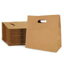 やぬき 50枚セット 紙袋 (28x15x28cm) 紙袋 手提げ ギフトバッグ 横型 シンプル 無地 包装 誕生日 贈り物 お土産 DIY 結婚式 パーティー...