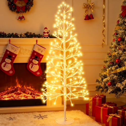 HY-MS クリスマスツリー 150cm LED シラカバツリーライト Christmas Tree 白樺 ツリー288 LED ライト ブランチツリー 北欧風...