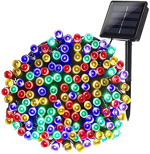 SUCCUL イルミネーション ソーラー 屋外 防水 LED クリスマス ライト ストリングライト 200球 20m コントローラー付