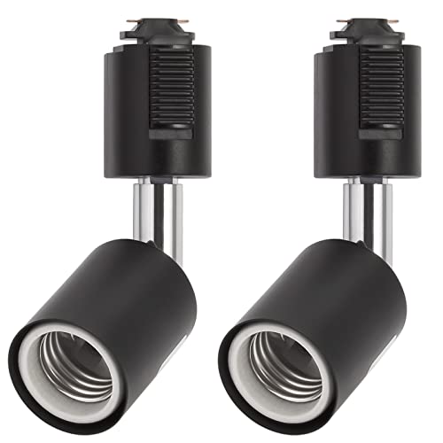 DiCUNO 饤ƥ󥰥Сѥݥåȥ饤 E26 ȥ졼Ѵ 饤ƥ󥰥졼 LEDб ֥å 2ĥå ŵʤ