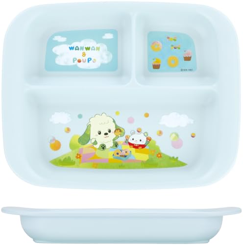 スケーター(Skater) ベビー食器 ランチプレート 抗菌 プラスチック製 470ml 子供食器 いないいないばあっ 25 XP7AG