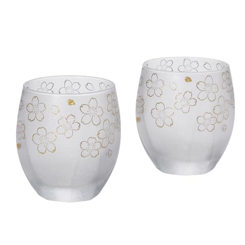 アデリア(ADERIA) 【 プレミアムニッポンテイスト 桜 ロックグラス ペアセット 345ml 日本製 化粧箱入 S6062 】 ウイスキー 焼酎 オールド...