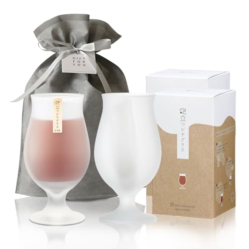 【ザッカLab.オリジナルセット】ギフト 泡立つビヤグラス ステムグラス 2個セット 420ml 36311-600-JAN-P | ペアセット ビールグラス ...