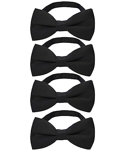 [ベスト アイテム] 蝶ネクタイ 大人 メンズ 日本製 4個 セット ワンタッチ ネクタイ リボン タイ 簡単 ..