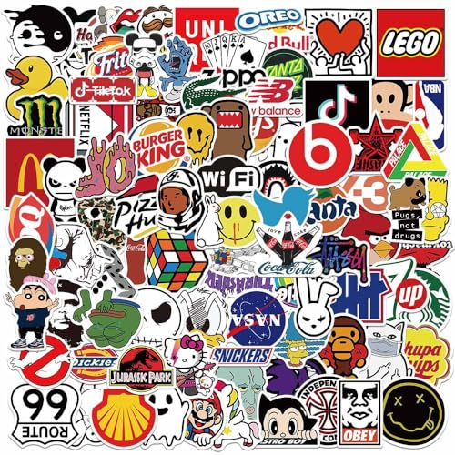 For ファッションブランド ステッカー 100枚セット シール ステッカー おしゃれ 人気 ブランド Logo シ..