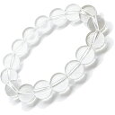 【hibikurasu】水晶 クリスタル パワーストーン ブレスレット 数珠 ブレス 浄化 アクセサリー 天然石 (12mm)