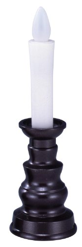 旭電機化成(Asahi Denki Kasei) スマイルキッズ 電気ろうそく 燭台付 安心のろうそく 小 ブラウン ARO-4202