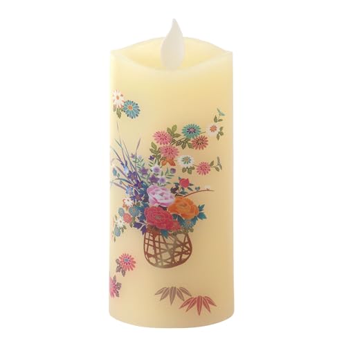 カメヤマ いろはあかりS 花籠 LEDキャンドル コンパクトサイズ ローソク