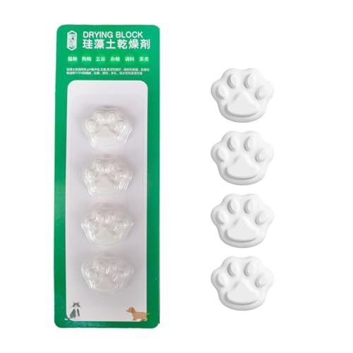 雲見 乾燥剤 ペット 骨壺用 珪藻土 肉球型 4個セット 思い出保管 犬 猫 仏具 分骨 ミニ骨壷 ペット骨壷..