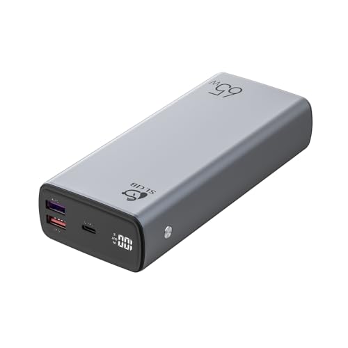 明誠ショップ モバイルバッテリー 40000mAh 大容量 PD65W急速充電 ノートパソコン用 3ポート USB-C入出力 2USB-A出力 LCD残量表示 ...