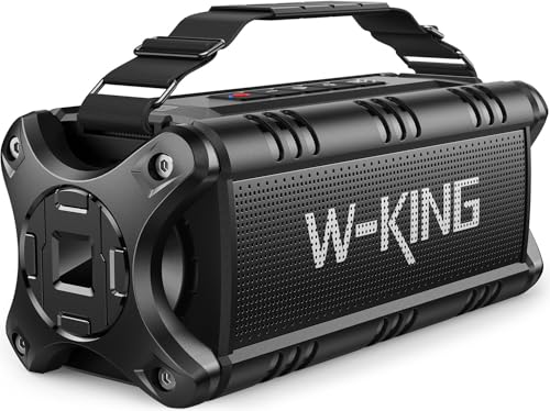 W-KING 50W(90Wԡ)Bluetooth ԡIPX6 ɿݡ֥륹ԡ磻쥹ԡ 㲻40Ϣ³/...