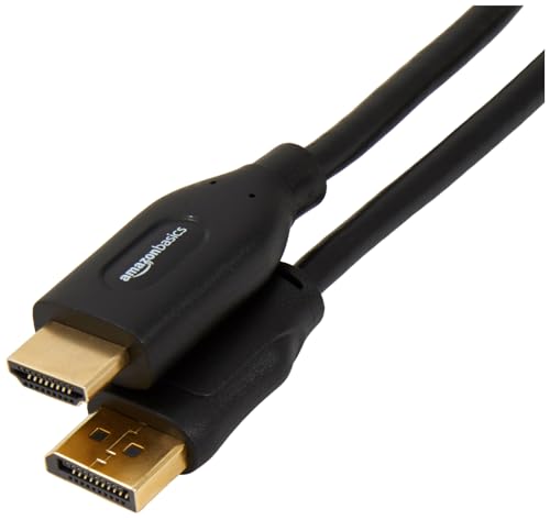ベーシック DisplayPort (ディスプレイポート) - HDMI 変換ケーブル 4K@30Hz 単方向伝送 0.9m ブラック