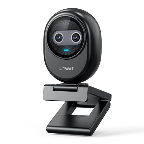EMEET Piko webカメラ 4K 世界初のデュアルカメラ搭載 AIオートフォーカス 3マイクアレイ&3種類の集音モード 配信用ウェブカメラ クリップベー...
