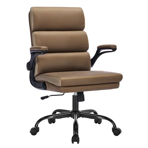 オフィスチェア デスクチェア 椅子 疲れない 上質なPUレザー 跳ね上げ式アームレスト 極上の座り心地 人間工学 イス ワークチェア ビジネスチェア 在宅ワーク...