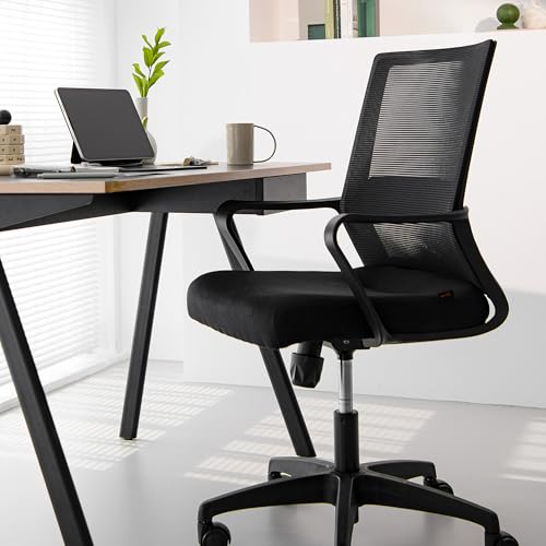 肉厚クッション NEOCHAIR オフィスチェア デスクチェア メッシュ 幅広座面 床傷防止PUキャスター レッグ直径58cm 安全設計 おしゃれカラー 801...