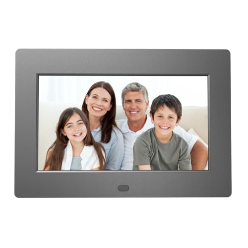 KEIAN デジタルフォトフレーム 静止画 動画対応 7インチ KDP07-N01-BK (ブラック)