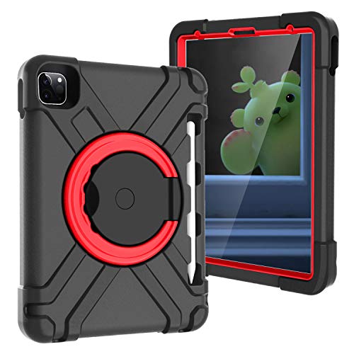 360°回転 EVA耐衝撃 キッズ 子供用 iPadケース ipad iPad Air 5/Air 4/iPad Pro 11 第4世代 第3世代 第2世代 兼用 アイパッドエア プロ ケース 衝撃吸収 スタンド機能 ハンドル付き 取っ手付 新型アイパッ