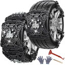 DAZFE 車 非金属 タイヤチェーン スノーチェーン 軽自動車 冬チェーン 雪チェーン 車チェーン 6本入 幅165-275mm 着脱簡単 滑り止めチェーン ...