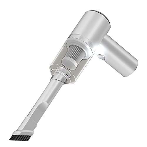 Shop-Always ワイヤレス ハンディクリーナー 掃除機 コードレス ハンディクリーナー 車載掃除機 車用掃除機 家 車 乾湿両用 USB カークリーナー 強力吸引 ハイパワー パワフル 車載用品 超軽量