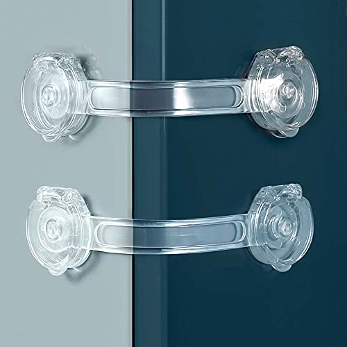 チャイルドロック キャビネットロック 引き出しロック ベビーガード 安全ロック子供 ドアロック 赤ちゃん 扉 ロック 引き戸 子供 安全 ストッパー 透明 回転...