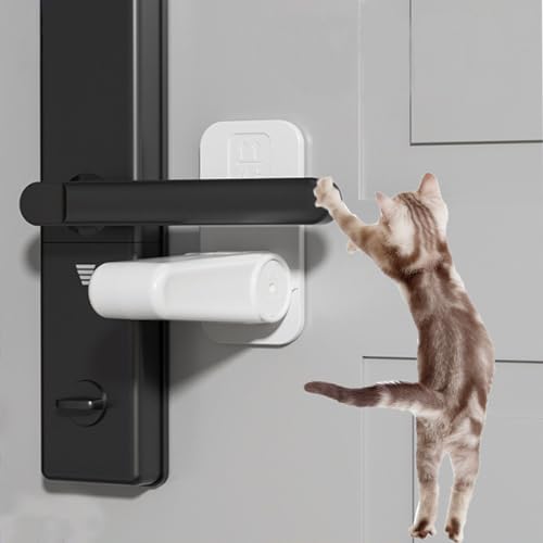 跡の残らなく剥がせ ドアノブ ロック 子供 Kafand ドアロッ ク ペット チャイルドロック ドアロック 猫 脱走防止 設置簡単 赤ちゃん ペット ドアノブ...