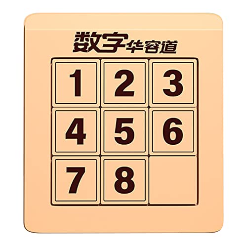 Hiro 数字パズル 華容道 3×3 マグネット内蔵 知育玩具 暇つぶしに パズル脱出ゲーム 磁力吸着タイプ