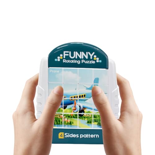 立体パズル 子供知育玩具 立体回転3Dパズル 16ピース おもちゃ 子供 車 飛行機 暇つぶしグッズ 2 3 4 5歳 キッズ 知育玩具 幼児 高齢者 手眼協調...