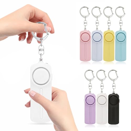 防犯ブザー LEDライト付き 大音量 130dB お知らせブザー 防犯アラーム 防犯ベル 防犯グッズ 小学生 女の子 男の子 子供 女性 ランドセル 通学 登下校【電池付き / 電池購入不要 / 充電不要】 (