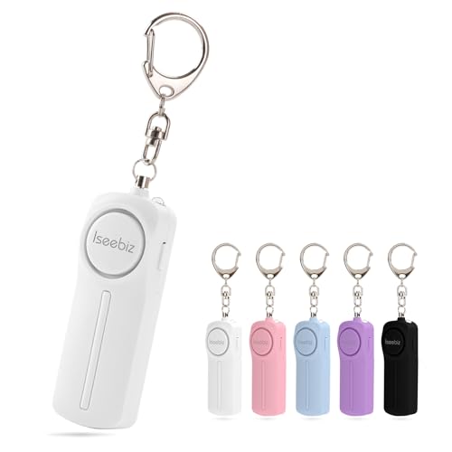 Iseebiz 防犯ブザー 130dB 大音量 小学生 女の子 男の子 防犯アラーム ライト付き 防犯警報器 痴漢防止..
