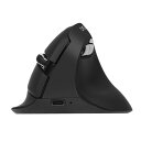 DELUX エルゴノミクスマウス 無線 静音 小手用 縦型マウス 4000DPI 2.4G/Bluetooth 5.2デュアルモード 充電式 手根管、手首、手の...