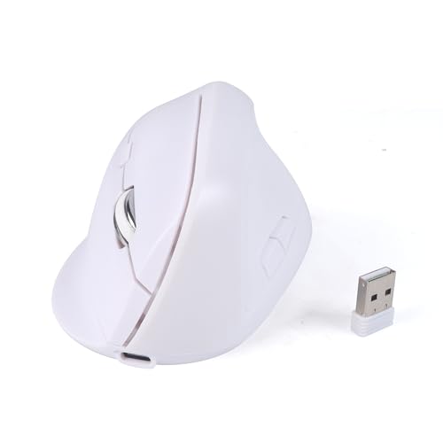 エルゴノミクスマウス 無線 Bluetooth&2.4G ワイヤレスマウス 人間工学 縦型 静音 7ボタン Type-C充電式 3段DPI切り替え USB マル...