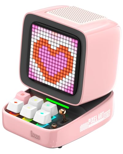 【可愛すぎぎぎぎぎぎ!】Divoom Ditoo Pro スピーカー Bluetooth 15W 重低音強化 PC用 ピクセルアート DSP24bit キーボー...