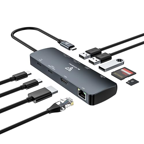 ブラックオーム USB-Cハブ 9in1 USB ハブ usbhub マルチUSBハブ 防水袋付き USB3.0 5Gbps 2ポート USB2..