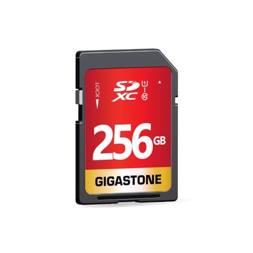 【5年保証】GIGASTONE 256GB SDカード SDXC UHS-I U1 C10 80MB/s メモリーカード フルHD ビデオ デジタルカメラ 高速...