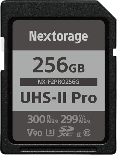 Nextorage ܥ᡼ UHS-II V90 256GB SDXC SD ɽФ®300MB/s ®299MB/s ǽpS...