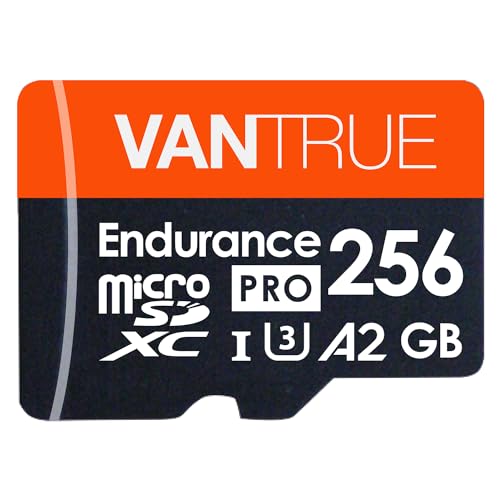 VANTRUE 256GB microSD U3 ® UHS-I microSDXC꡼ 4K UHD ư軣 ޥSD ɥ饤...