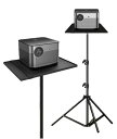 JFOLKS 【 軽量アルミ製 ・ 折りたたみ式 】 コンパクト プロジェクタースタンド 三脚式 高さ調整30〜55cm | 小型プロジェクター ・ ノートPC...