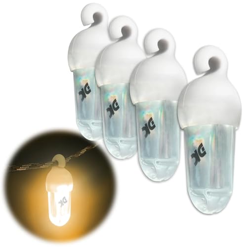 DOKEEP 4個セット 超ミニ LEDライト 超軽量 11g USB充電式 EDC 高輝度 ミニ 懐中電灯 3モード 250ルー..