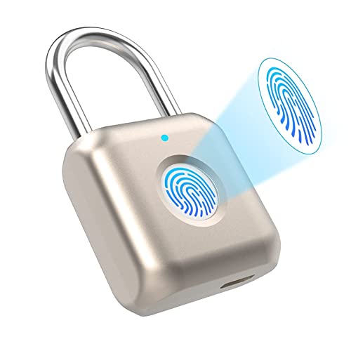 南京錠 指紋認証 スマートロック USB 充電 タッチロック 防水 20枚指紋登録 なんきんじょう 指紋 荷物..