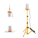 WithProject 360度 LED 投光器 ワークライト 150W 全方向 高輝度18000lm IP64防水 三脚スタンド式 無段階調光式 現場 作業灯...
