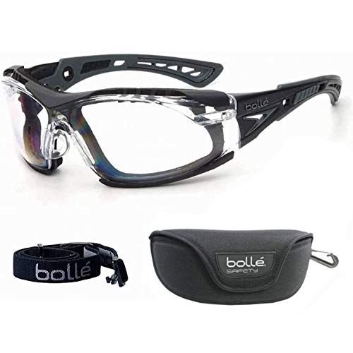 [bolle SAFETY] ラッシュ プラス 4点セット（ゴーグル本体/ガスケットキット/セミハードケース/オリジ..