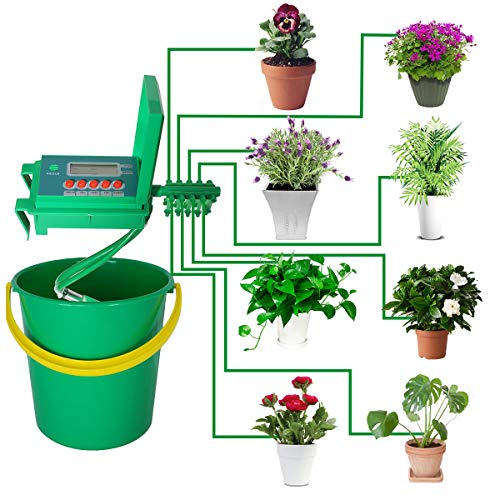 自動散水タイマー 散水ホース 植物灌水 散水システム 散水用具 10鉢対応可能 灌漑システム 給水 観葉植物 室内 鉢植え給水 鉢植え 植物 水を撒く オフィス...
