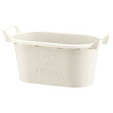 大和プラ販 グロウコンテナ オーバル 25型 W ホワイト