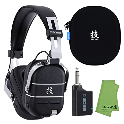 BOSS- ワイヤレス ヘッドホン ギターアンプ WAZA-AIR + キャリングケース CB-WZ-AIR セット