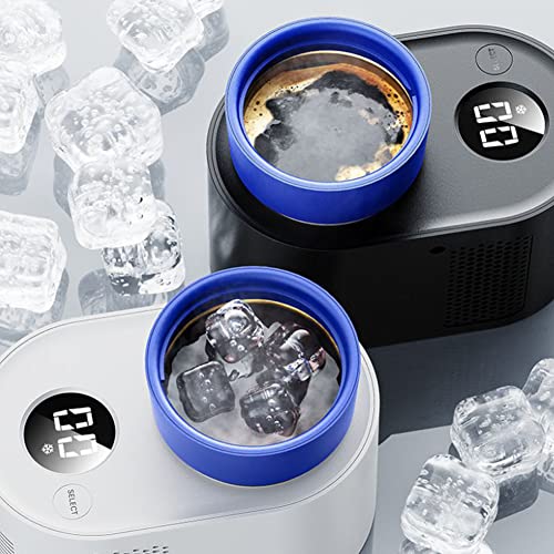 ドリンクホルダー 0℃〜60℃ 家庭用/オフィス/12V車用 保冷 保温 卓上 ドリンククーラー カップクーラー ..