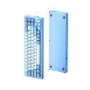 MAMBASNAKE×XINMENG M71 65%メカニカルキーボード 3モード接続 アルミ合金ゲーミングキーボード ホットスワップ対応 リニア軸スイッチ C...
